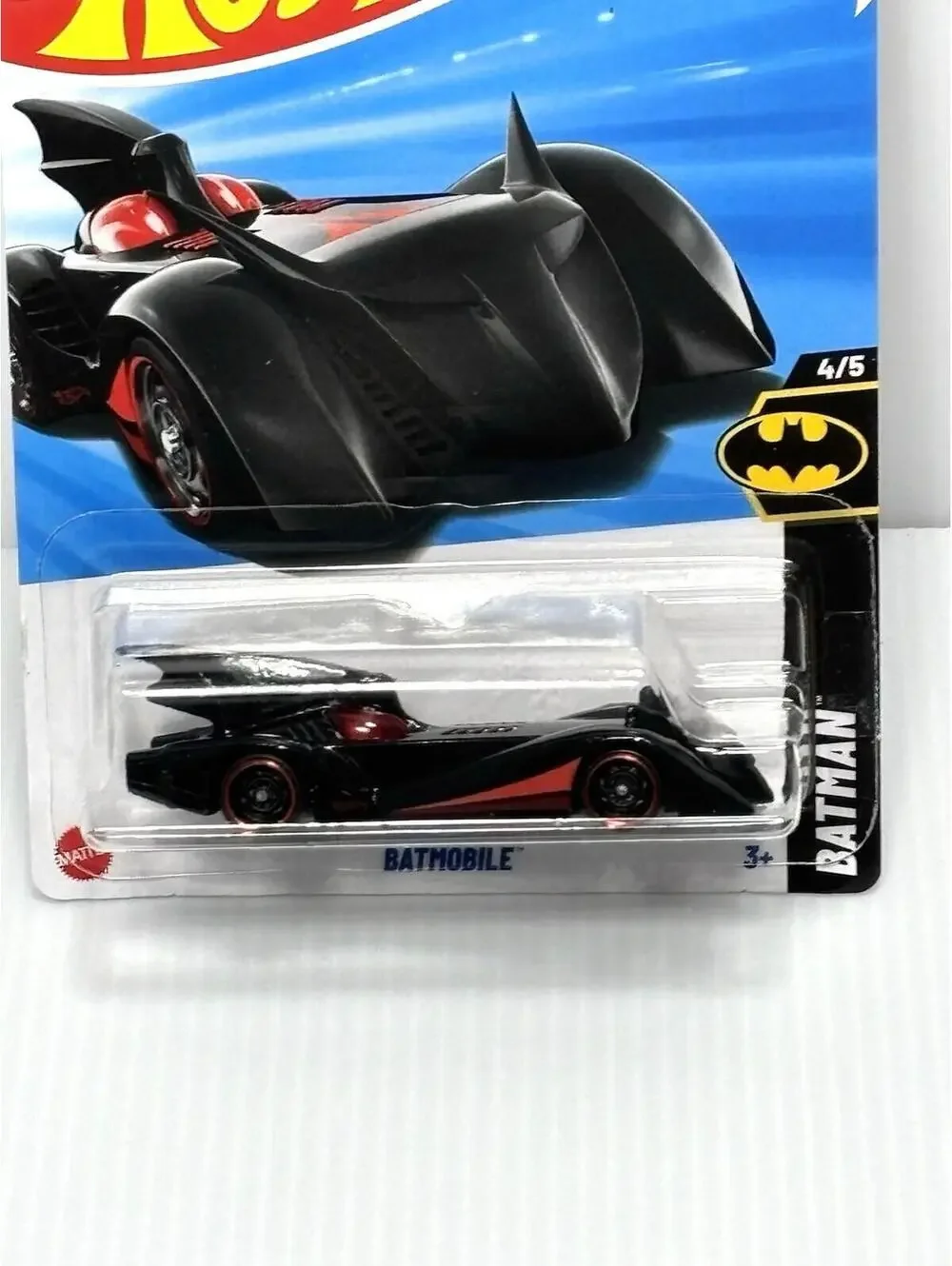 Hot Wheels Batman Batmobile Matte Black Batman Series 4/5 145/250 NIB